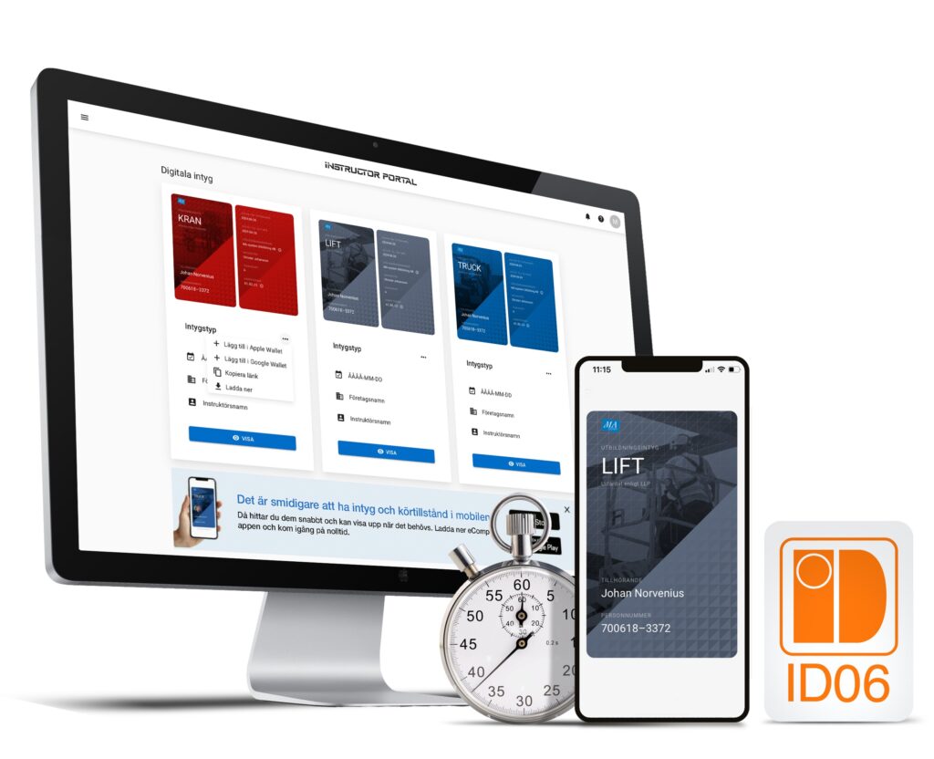 ID06 och Digitala intyg