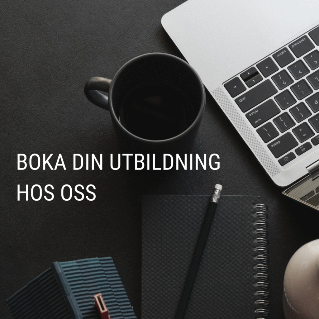 Boka din utbildning hos oss